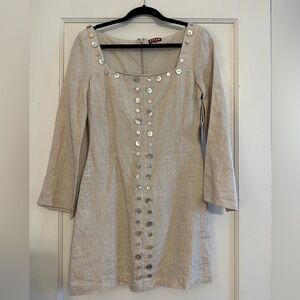 Staud Linen Dress NWT